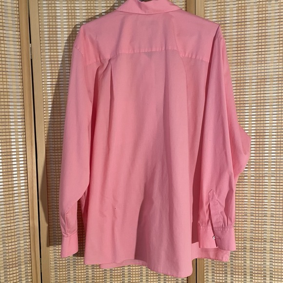 Foxcroft Womens 22W  Button Up Wrinkle Free Pink Office Casual Business‎ Party - Picture 5 of 10